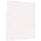 JAM Paper 8.5'' x 11'' 67lb. Vellum Bristol Cardstock, 50 Sheets